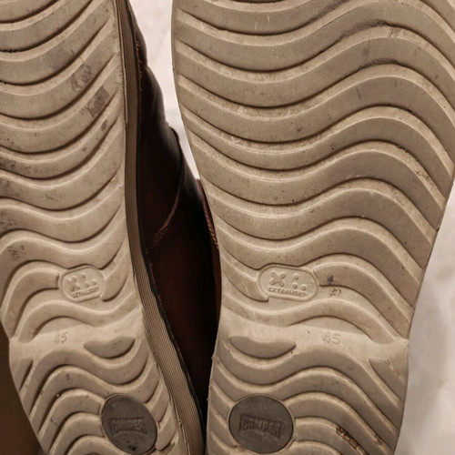 Camper men's shoes used, tan with laces, size 45