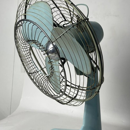 Hitachi A.C. Desk Fan 30cm 12” used vintage, Japanese retro design
