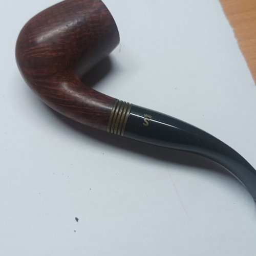 Stanwell Studio 85 smoking pipe used, Bent Billiard, Briar wood
