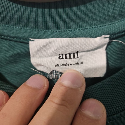 Ami T-shirt new, green, size M