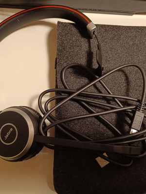 Jabra 65 Evolve ασύρματα ακουστικά καινούργια με μικρόφωνο και θήκη