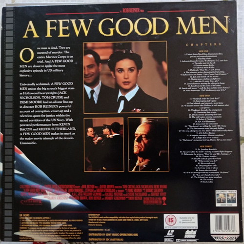LaserDisc A Few Good Men 1992 like new, drama
