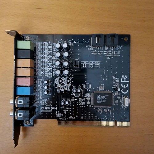 Diamond XtremeSound 7.1 sound card used, model MPB-000182