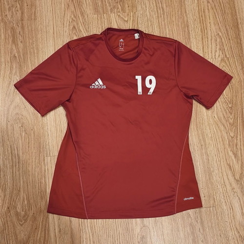 Adidas Mens Climalite Football Training Jersey Shirt Size M used