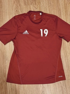 Adidas Mens Climalite Football Training Jersey Shirt Size M used