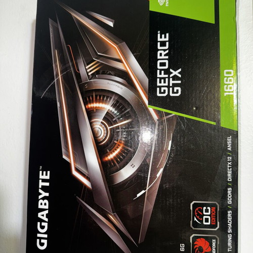 Gigabyte GeForce GTX 1660 OC 6GB graphics card