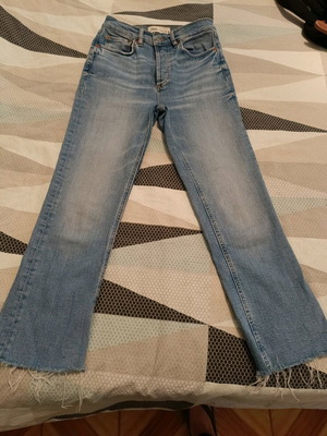 Zara jeans straight fit like new, blue, size S