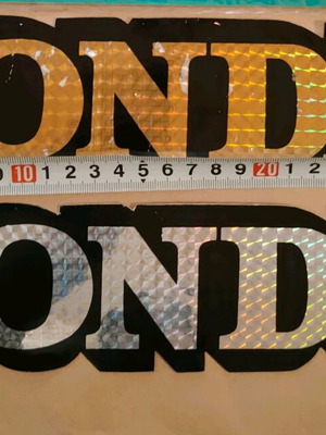 Honda vintage stickers pack of 2 from the 80s like new