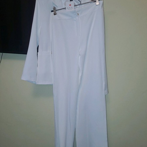 Women's suit set new, white, size S