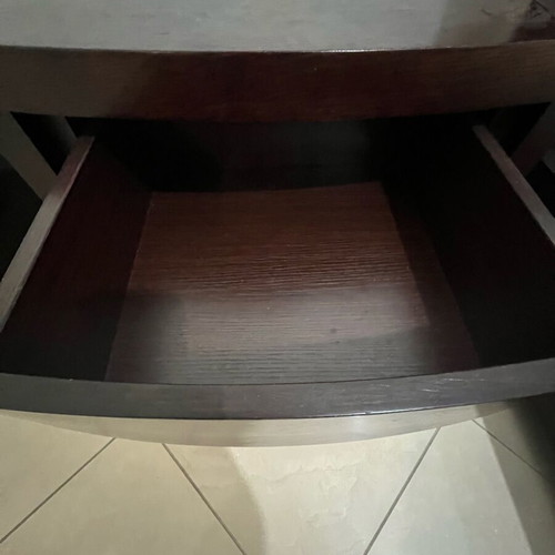 Wooden bedroom set like new, double bed 150×200 cm with nightstands