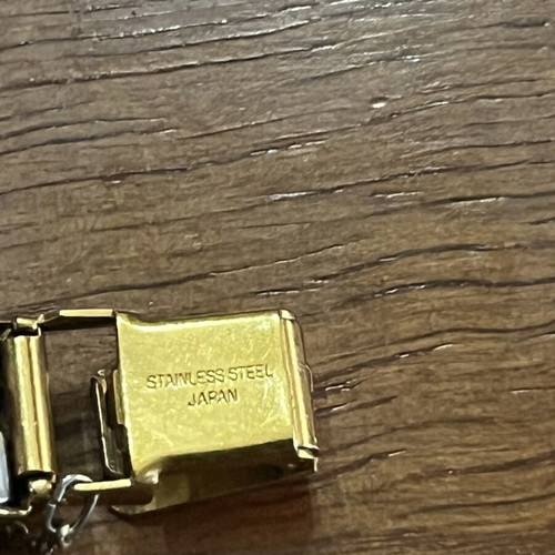 Pulsar 24k gold-plated women's watch like new