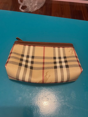 Burberry βραδινό τσαντάκι χειρός σαν καινούργιο, μπεζ και καφέ