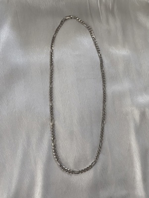 Al'Oro men's silver chain necklace 925, 61 cm