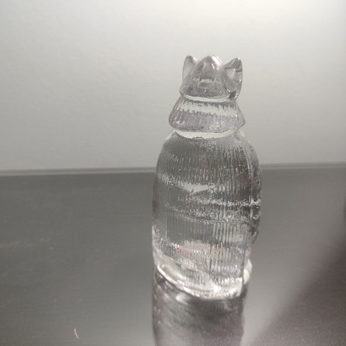Lindshammar Scandinavian glass like new with Viking design