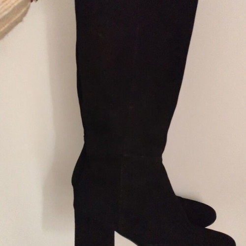 Rylko boots natural suede new, size 38, black