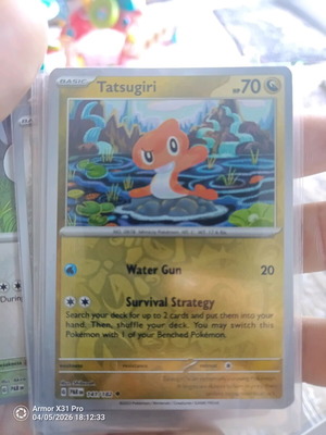Pokemon Tatsugiri (PAR 141) holo like new