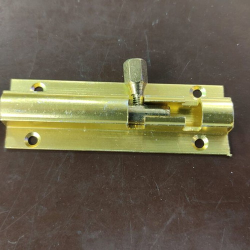 Door bolt 100mm gold new