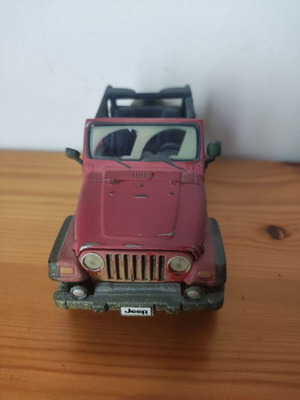 Jeep Wrangler Rubicon 2003 vintage συλλεκτική μινιατούρα αυτοκινήτου κλίμακας 1:27 σαν καινούργιο