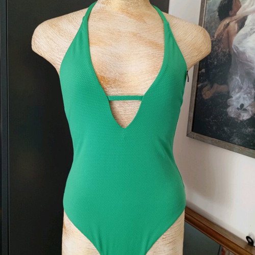 Etam women's swimsuit new, size S/M, green