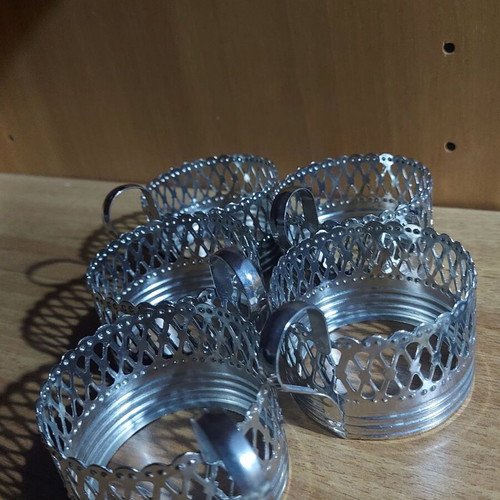 Soviet glass holders 5 pieces like new, retro