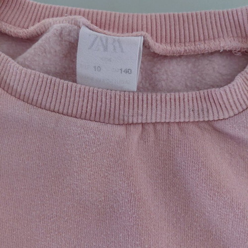 Zara children's sweatshirt used, pink, size 140 cm
