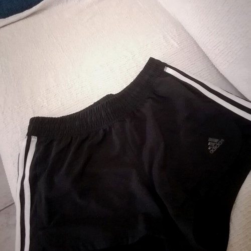Adidas running shorts XS, black and white