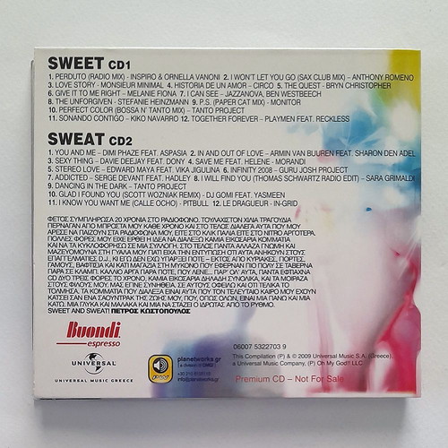 Sweet & Sweat 2CD electronic music like new