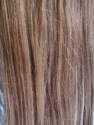 Hair extension blonde honey like new with 2 side pieces and pony tail gift