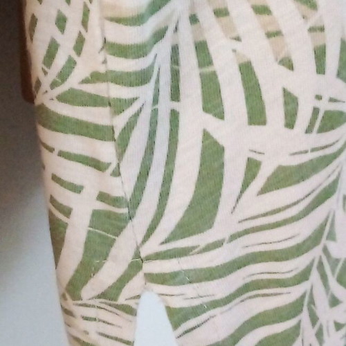 Pepco cotton tank top like new, size XL, white and green