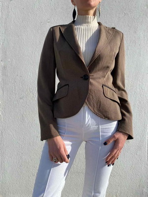 Яке Max & Co винтидж употребявано, размер S, бежово кафяво