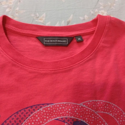 The Bostonians T-shirt M μεταχειρισμένο, μπλε και ροζ