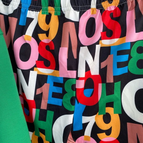 Set of leggings and shirt new, multicolor and green, size 116 cm