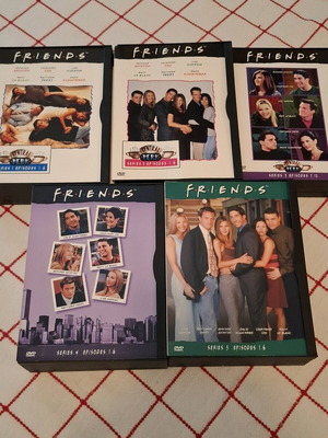 Friends Seasons 1-5 DVD like new, English subtitles, pack