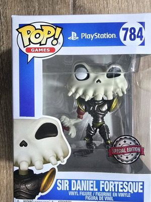 Medievil Funko Pop sealed with box damage