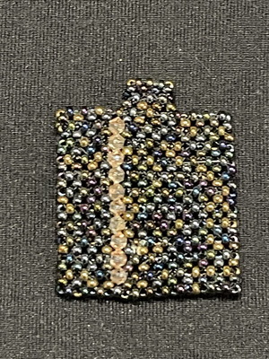 Handmade necklace jewelry with semiprecious stones without cord