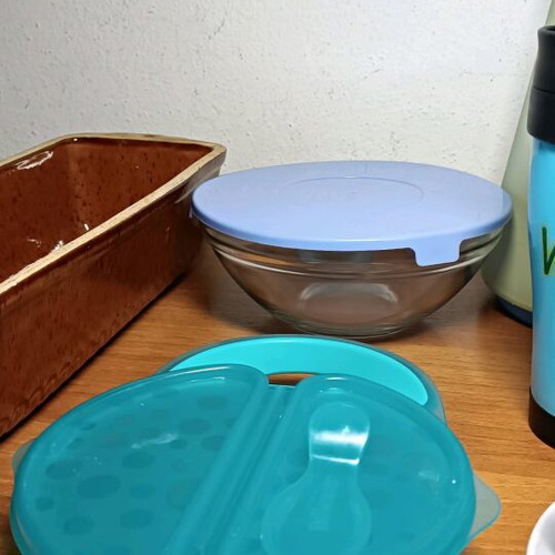 Various household items used, package