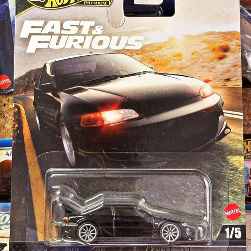 Hot Wheels Premium 1993 Honda Civic Coupe EX EJ1 Fast and Furious