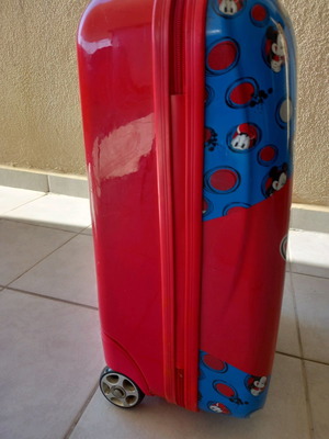 Disney children's suitcase used with wheels and lock