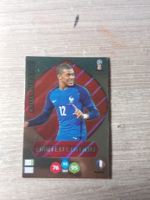 Limited edition Mbappe 2018 card like new