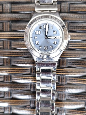Swatch Irony Big Watch Cool Days Light Blue like new
