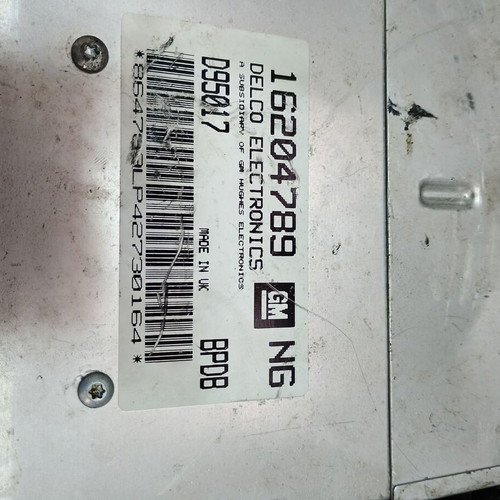 Opel Corsa B Engine ECU computer used 16204789 NG