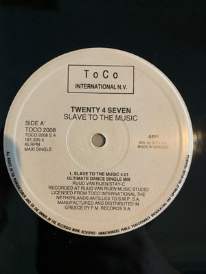 TWENTY 4SEVEN СЛУГА НА МУЗИКАТА