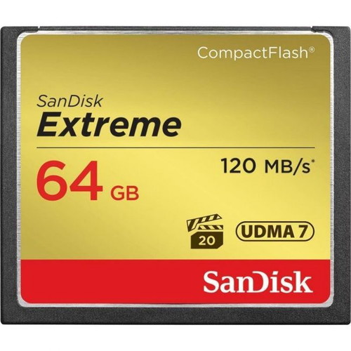 SanDisk Extreme CompactFlash 64GB 120MB/s like new