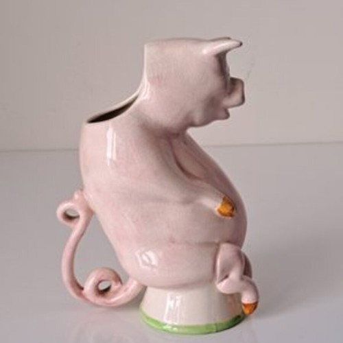 Carlton Ware Pig Jug Clustre Pottery 1976 England Vintage