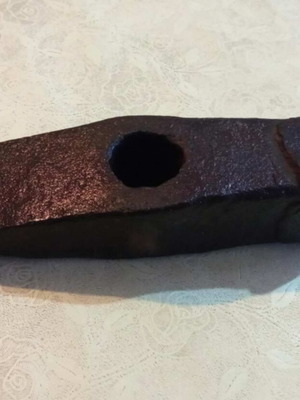 Hammer head used, large, 15 cm length, 1.3 kg weight