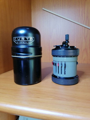 Curta Calculator Type II like new, serial number 530594