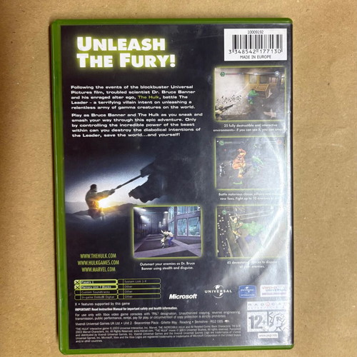 Hulk Xbox game