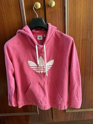 Adidas hoodie pink, like new, size M