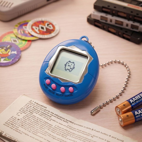 Tamagotchi Retro 90s Electronic Pet blue, like new