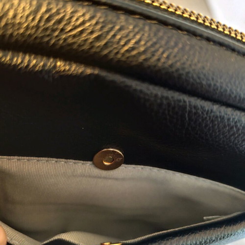 David Jones crossbody mailbag like new, black